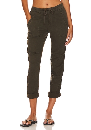 James Perse Soft Drape Utility Pant in Smoky Green in Green. Size 0/XS. Also in 1/S, 2/M, 3/L.