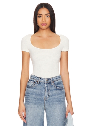 Free People x Intimately FP Send Me Love Tee In Ivory in Ivory. Size M/L. Also in XL.