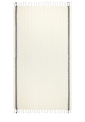 House No. 23 Mas Towel in Ivory.
