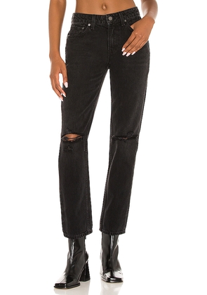 GRLFRND Kate Low Rise Slim Crop Jeans in Black. Size 27. Also in 28.