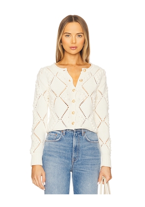 HEARTLOOM Flynn Cardi in Ivory. Size L. Also in M, S, XL, XS.