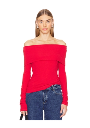 Free People x We The Free Iris Layering Top in Red. Size M. Also in S.