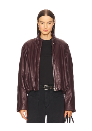 IRO Delta Jacket in Burgundy. Size 36. Also in 40.