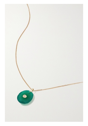 Pascale Monvoisin - Orso N°1 14-karat Rose Gold And 9-karat Gold, Onyx And Diamond Necklace - One size