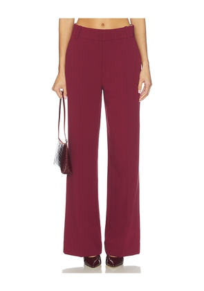 Favorite Daughter The Jones Pant in Wine. Size 10. Also in 12, 6, 8.