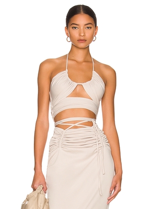 NBD Aviana Top in Beige. Size L. Also in M.