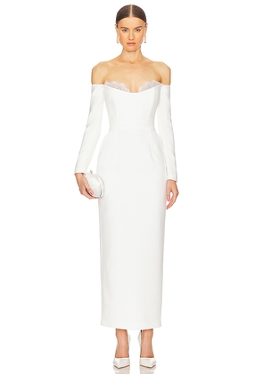 The New Arrivals by Ilkyaz Ozel Farah Dress in White. Size 36/S. Also in 34/XS.