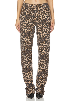 LIONESS Carmlea Jeans in Brown. Size M. Also in S, XS, XXS.