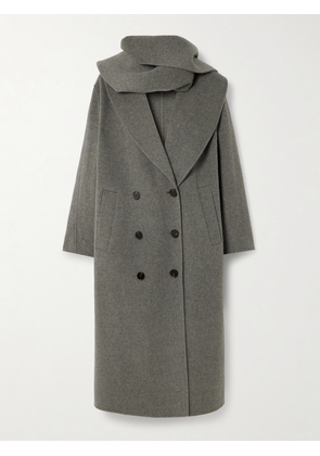 RÓHE - Double-breasted Wool And Cashmere-blend Coat - Gray - FR 34,FR 36,FR 38,FR 40,FR 42,FR 44