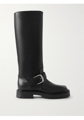 Maison Margiela - Tabi Buckled Split-toe Leather Knee Boots - Black - IT37,IT38,IT39,IT40,IT41