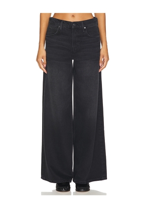 MOTHER The Slung Sugar Cone Sneak Jeans in Black. Size 23. Also in 24, 27.