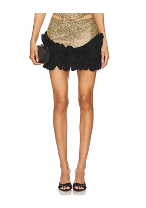 Kim Shui Marcela Combo Skirt in Black. Size M. Also in S, XS.