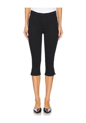 MOTHER The Stunner Zip Bunny Snip Jeans in Black. Size 28. Also in 29.