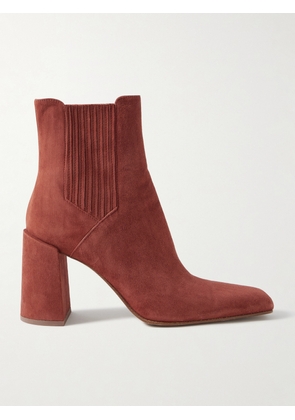 Gabriela Hearst - Luke Suede Ankle Boots - Burgundy - IT36,IT37,IT38,IT38.5,IT39,IT39.5,IT40.5,IT41,IT42