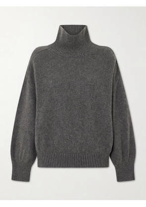 KHAITE - Willem Cashmere Turtleneck Sweater - Gray - x small,small,medium,large,x large
