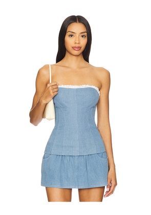 Lovers and Friends Charlette Top in Blue. Size M. Also in S, XL.