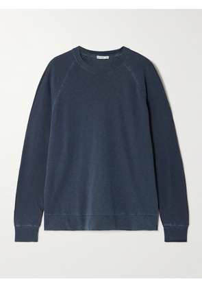 James Perse - Supima Cotton-terry Sweatshirt - Blue - 01,2,3,4