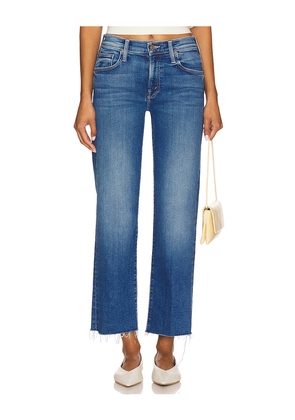 MOTHER The Rambler Zip Ankle Fray Jeans in Blue. Size 25. Also in 28.