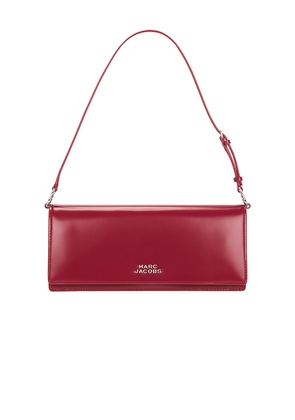 Marc Jacobs The Glam Mirror Shoulder Bag in Burgundy.