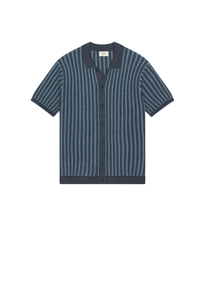 Marine Layer Wyatt Sweater Button Down in Navy. Size L. Also in M, S.