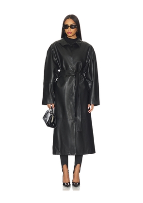 LAMARQUE Alexandra Coat in Black. Size M. Also in S, XS.