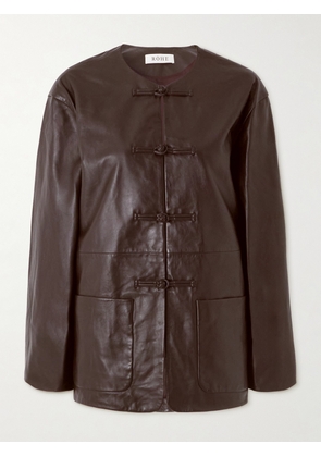 RÓHE - Leather Jacket - Brown - FR 34,FR 36,FR 38,FR 40,FR 42,FR 44