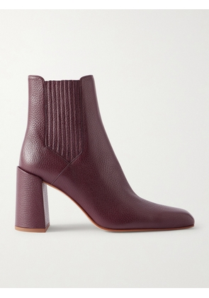 Gabriela Hearst - Luke Textured-leather Chelsea Boots - Burgundy - IT36,IT36.5,IT37,IT37.5,IT38,IT38.5,IT39,IT39.5,IT40,IT40.5,IT41,IT41.5,IT42
