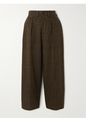 RRL - Murphy Pleated Checked Wool And Cotton-blend Straight-leg Pants - Multi - 26,27,28,29,30