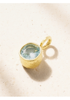 Octavia Elizabeth - Hidden Gem 18-karat Gold Aquamarine Pendant - One size