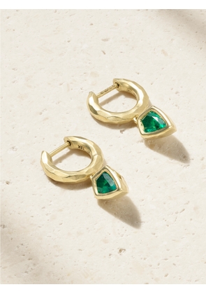 Octavia Elizabeth - 18-karat Gold Emerald Earrings - One size