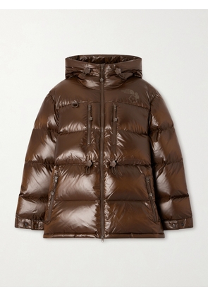 The North Face - + Cecilie Bahnsen Hooded Quilted Shell Down Jacket - Brown - x small,small,medium,large