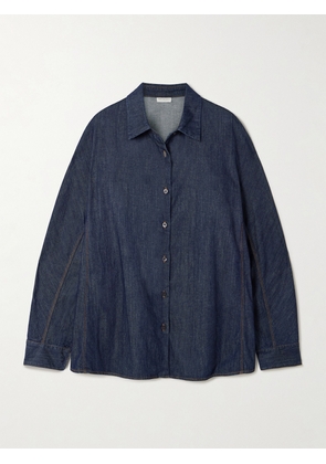 Dries Van Noten - Oversized Denim Shirt - Blue - x small,small,medium,large