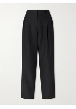 TWP - Cornelia St. Satin-trimmed Wool Tapered Pants - Black - US0,US2,US4,US6,US8,US10