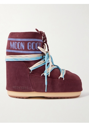 Moon Boot - Icon Low Printed Suede Snow Boots - Brown - 33/35,36/38,39/41