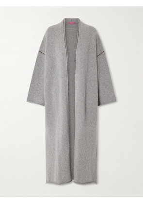 The Elder Statesman - Glacier Cashmere Cardigan - Gray - x small,small,medium,large