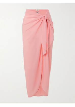 STAUD - Inlet Linen-blend Pareo - Pink - One size