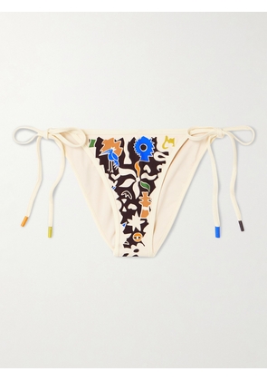 ALÉMAIS - Maroc Printed Bikini Briefs - Multi - xx small,x small,small,medium,large,x large