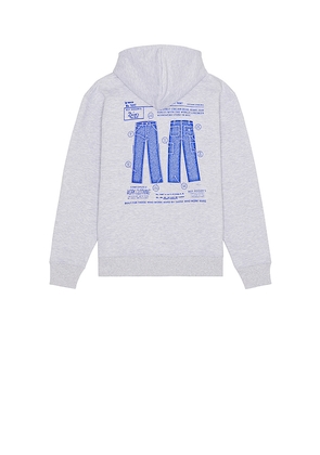 Roy Roger's x Dave's New York Hoodie in Light Grey. Size L. Also in S.