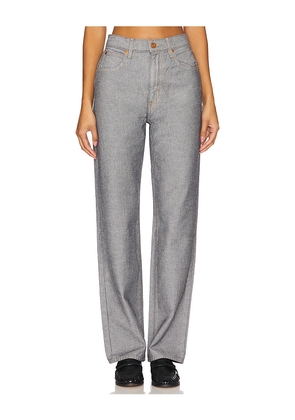 SLVRLAKE London Straight Leg Jeans in Grey. Size 25. Also in 28.