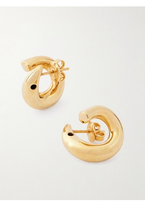 Bottega Veneta - Gold-plated Hoop Earrings - One size