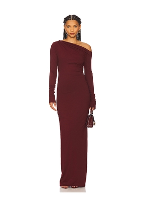 SNDYS x REVOLVE Reyna Maxi Dress in Cherry. Size L. Also in XL, XS, XXS.