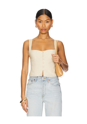 Tularosa Jess Top in Beige. Size M. Also in XL, XS, XXS.