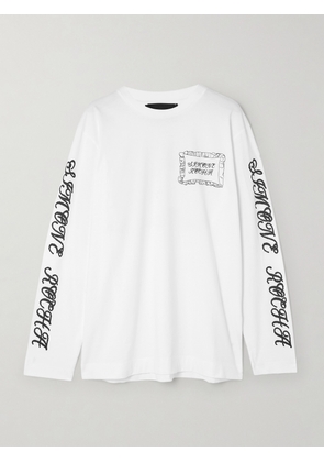 Simone Rocha - Pillowcase Printed Cotton-jersey T-shirt - White - x small,small,medium,large,x large,xx large