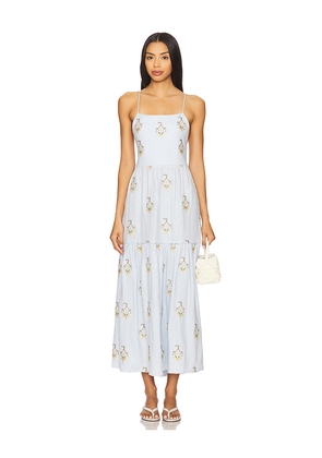 Rosewater House Sarv Maxi Dress in Baby Blue. Size M/L. Also in S/M.