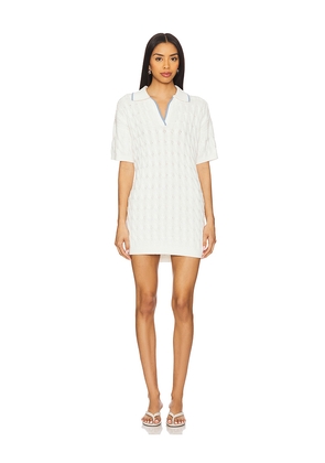 Stitches & Stripes Elmont Dress in White. Size M. Also in S.