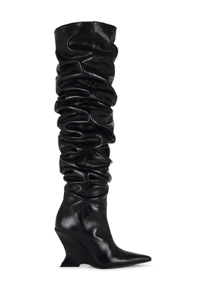 Schutz Siena Over The Knee Slouch Boot in Black. Size 6. Also in 6.5, 7.5, 8, 8.5, 9.