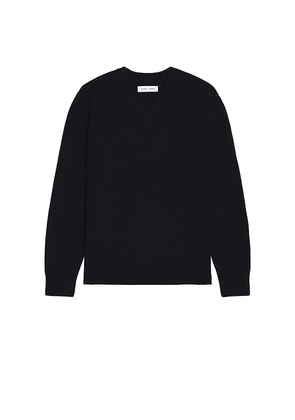 SAMSOE SAMSOE Jacks V-Neck Sweater in Blue. Size M. Also in S.