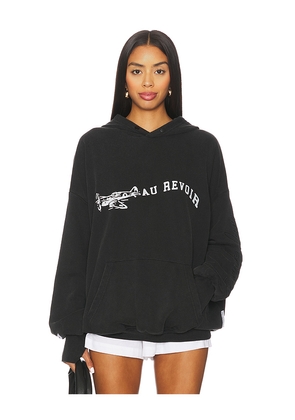 The Laundry Room Au Revoir Hideout Hoodie in Black. Size M. Also in XL, XS.