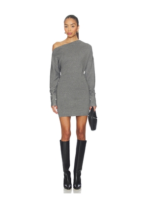 SNDYS Lowe Mini Dress in Charcoal. Size L. Also in S, XS.