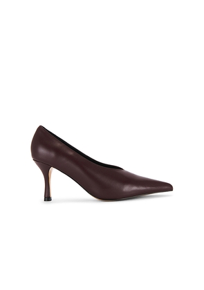 RAYE Noa Pump in Burgundy. Size 10. Also in 6.5, 7, 8, 9.5.